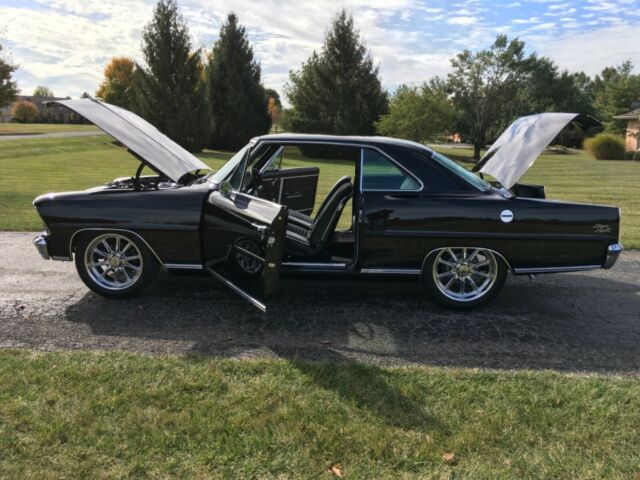 1967 Black Chevrolet Nova Coupe