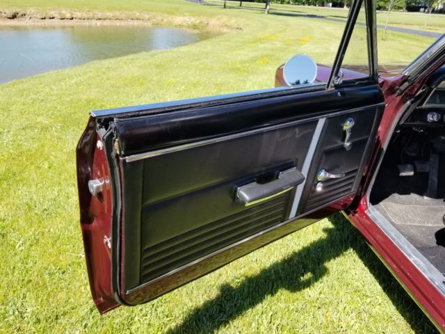 1967 Burgundy Chevrolet Nova Coupe