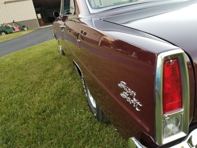 1967 Burgundy Chevrolet Nova Coupe
