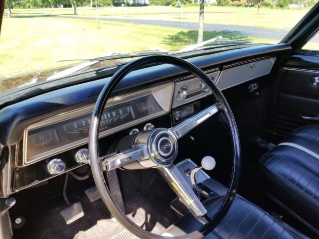 1967 Burgundy Chevrolet Nova Coupe