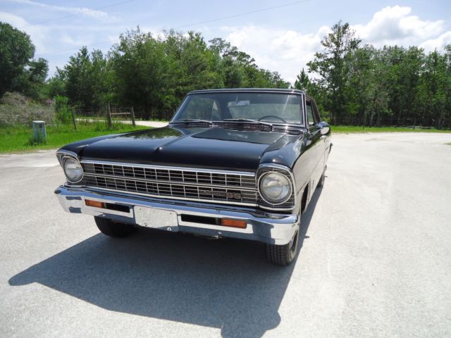 1967 Black Chevrolet Nova