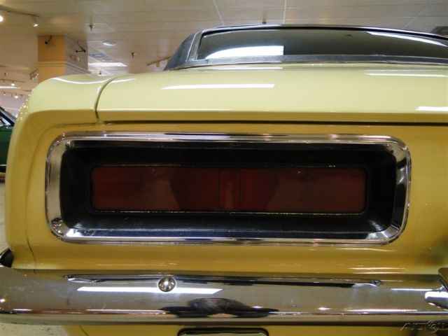 1967 Yellow Chevrolet Camaro