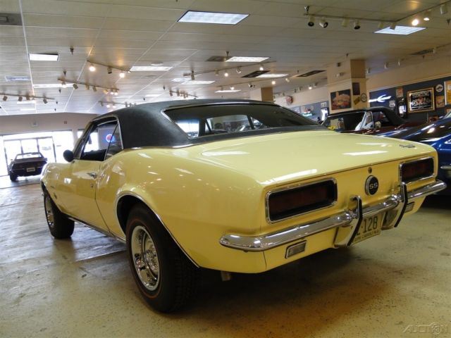 1967 Yellow Chevrolet Camaro