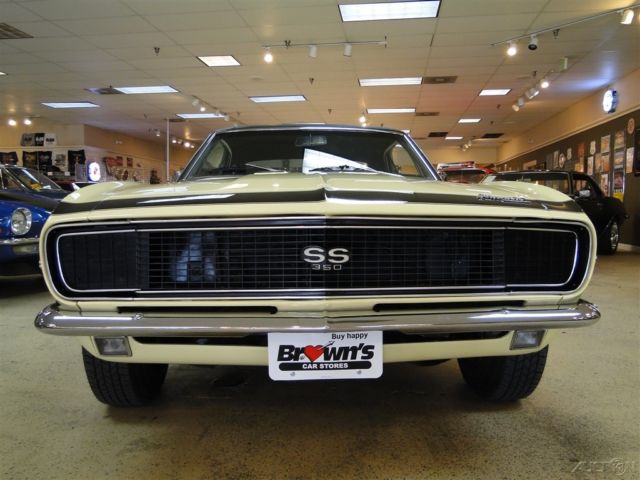 1967 Yellow Chevrolet Camaro