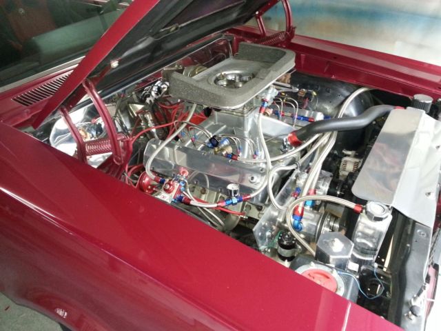 1967 Burgundy Oldsmobile 442 Hardtop