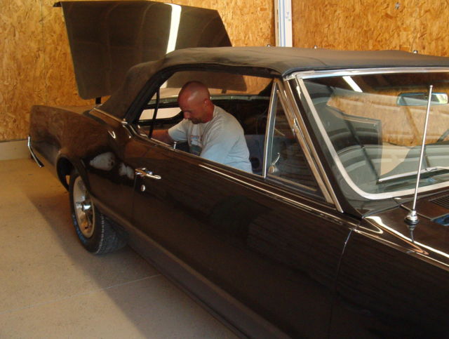 1967 Charcoal Black metal flake Oldsmobile 442 Convertible