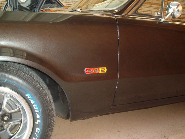 1967 Charcoal Black metal flake Oldsmobile 442 Convertible