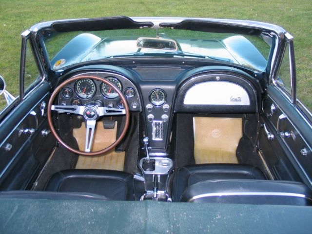 1967 Goodwood Green Chevrolet Corvette Convertible