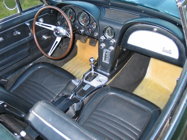 1967 Goodwood Green Chevrolet Corvette Convertible