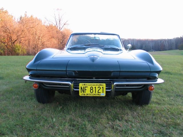 1967 Goodwood Green Chevrolet Corvette Convertible
