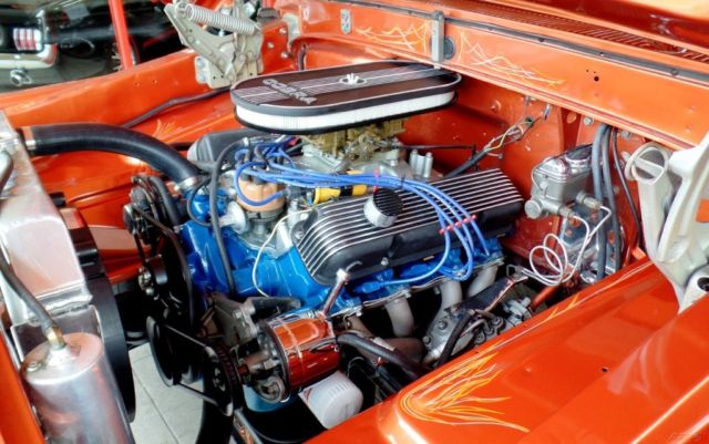 1967 Orange Ford F-100 Pickup Truck