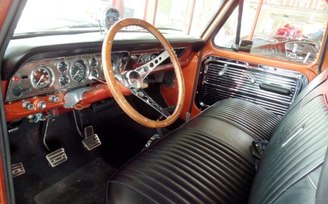 1967 Orange Ford F-100 Pickup Truck