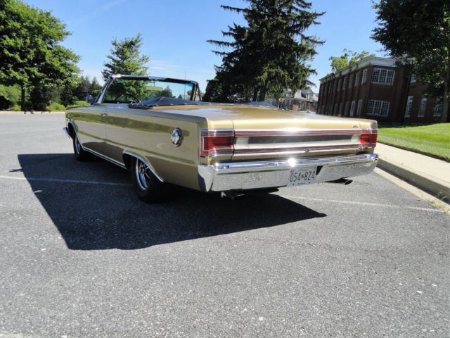 1967 Gold Plymouth GTX Convertible
