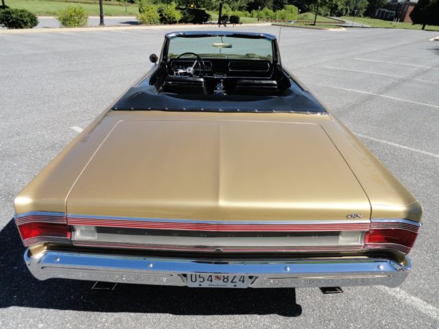 1967 Gold Plymouth GTX Convertible