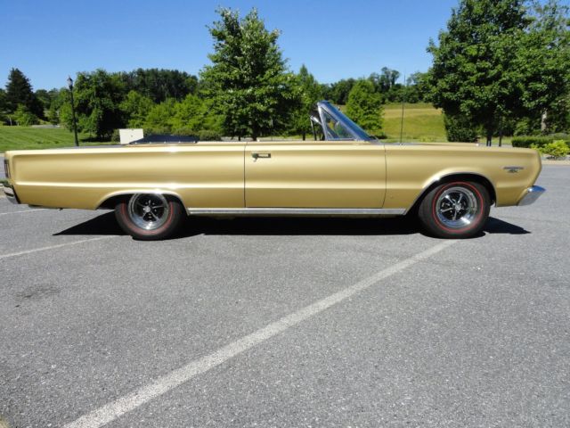 1967 Gold Plymouth GTX Convertible