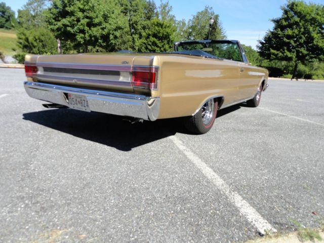 1967 Gold Plymouth GTX Convertible