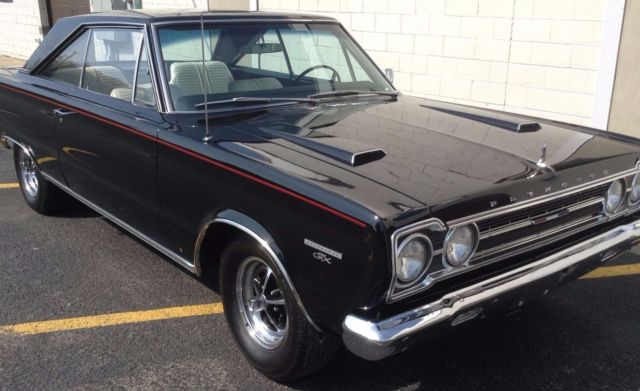 1967 Black Plymouth GTX Coupe