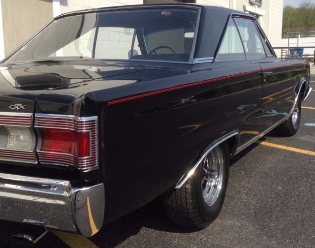1967 Black Plymouth GTX Coupe