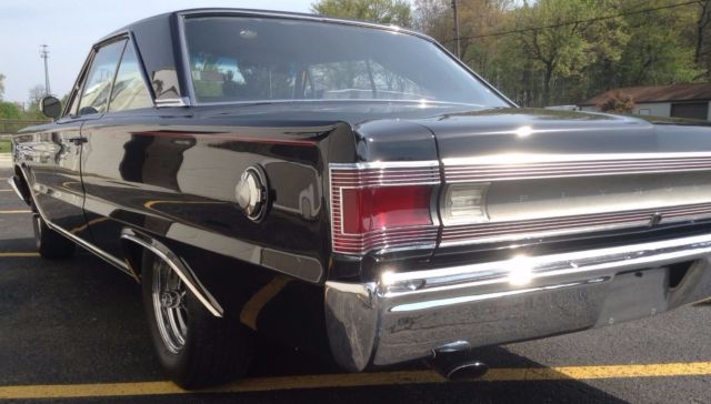 1967 Black Plymouth GTX Coupe