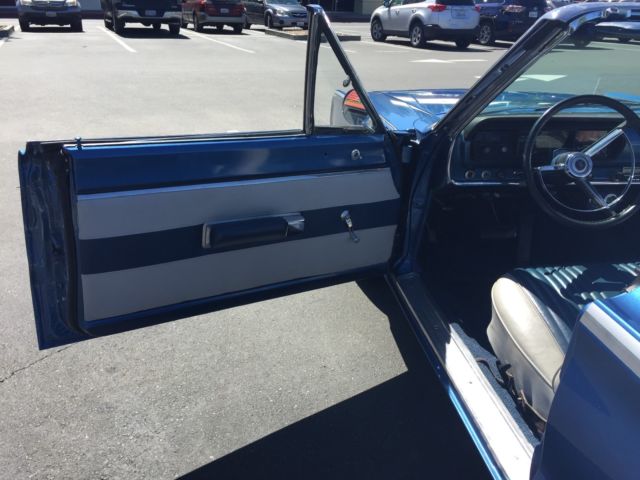 1967 Blue Plymouth Belvedere II Convertible