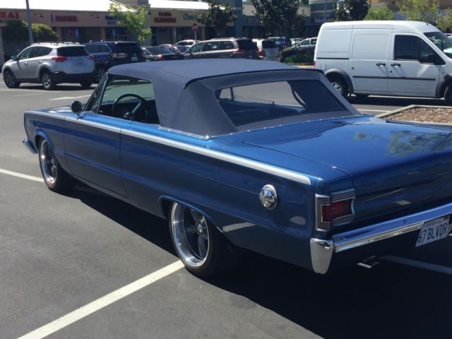 1967 Blue Plymouth Belvedere II Convertible