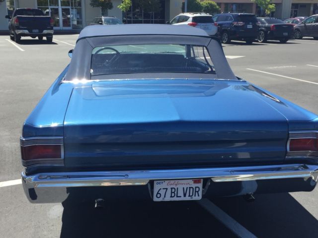 1967 Blue Plymouth Belvedere II Convertible