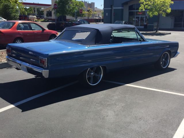 1967 Blue Plymouth Belvedere II Convertible