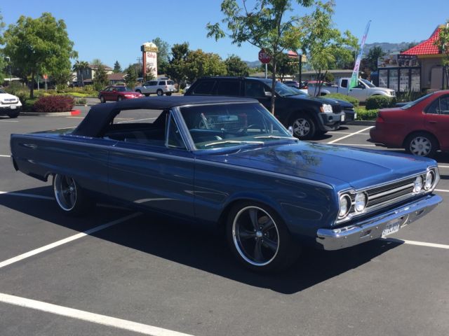 1967 Blue Plymouth Belvedere II Convertible