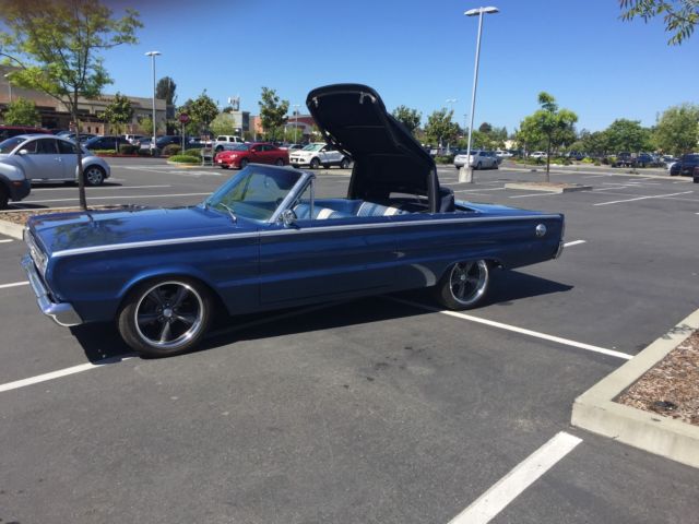 1967 Blue Plymouth Belvedere II Convertible
