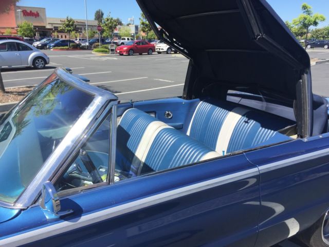 1967 Blue Plymouth Belvedere II Convertible