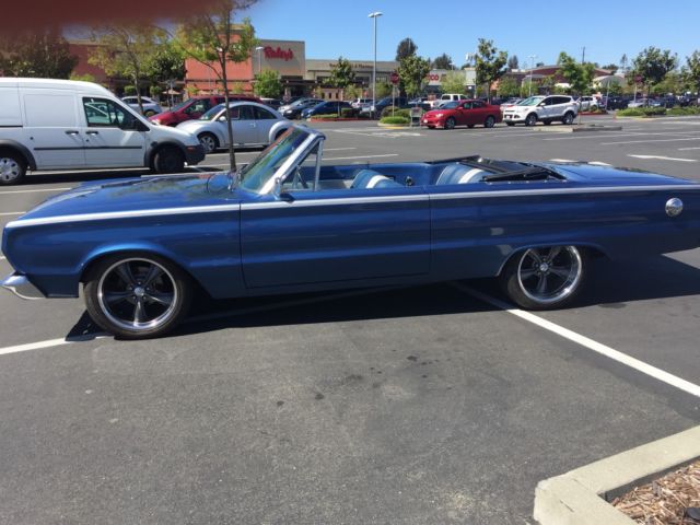 1967 Blue Plymouth Belvedere II Convertible
