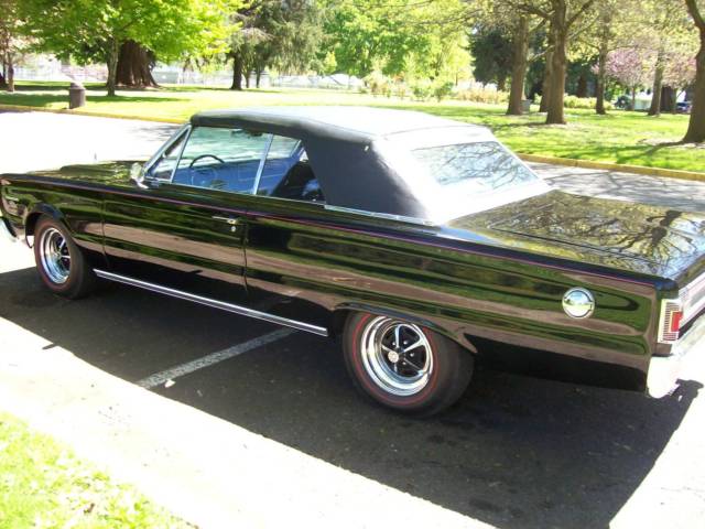 1967 Black Plymouth GTX Convertible