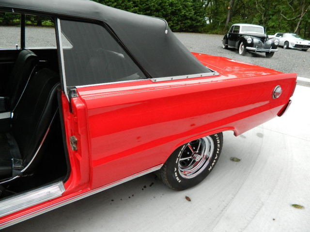 1967 Red Plymouth GTX Convertible