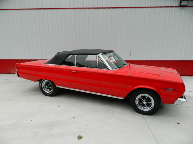 1967 Red Plymouth GTX Convertible