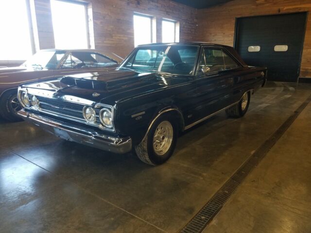 1967 Black Plymouth GTX