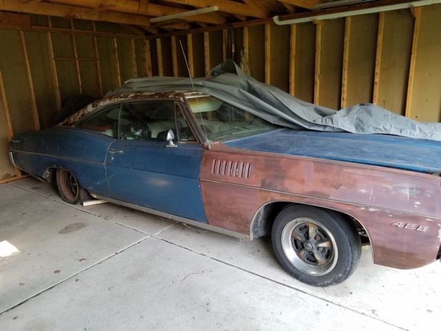 1967 Blue Pontiac Catalina Coupe