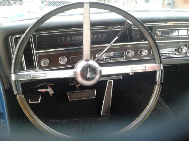 1967 Blue Pontiac Bonneville Convertible