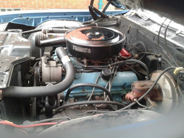 1967 Blue Pontiac Bonneville Convertible