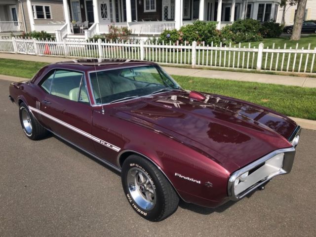 1967 Burgundy Pontiac Firebird Coupe