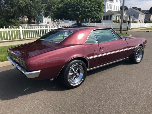 1967 Burgundy Pontiac Firebird Coupe