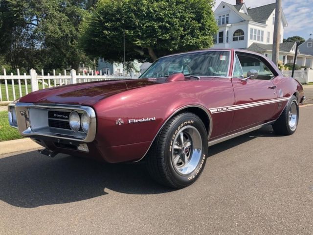 1967 Burgundy Pontiac Firebird Coupe