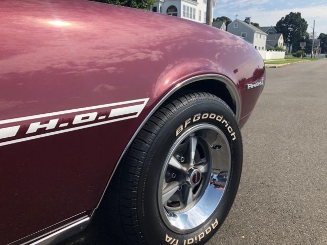 1967 Burgundy Pontiac Firebird Coupe