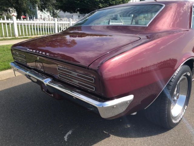 1967 Burgundy Pontiac Firebird Coupe