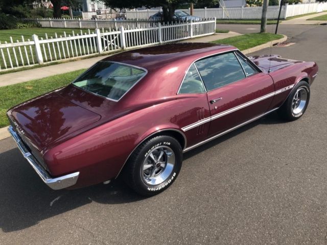 1967 Burgundy Pontiac Firebird Coupe