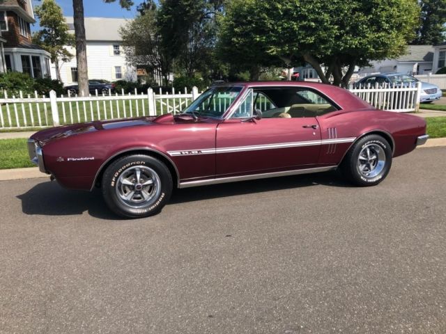 1967 Burgundy Pontiac Firebird Coupe