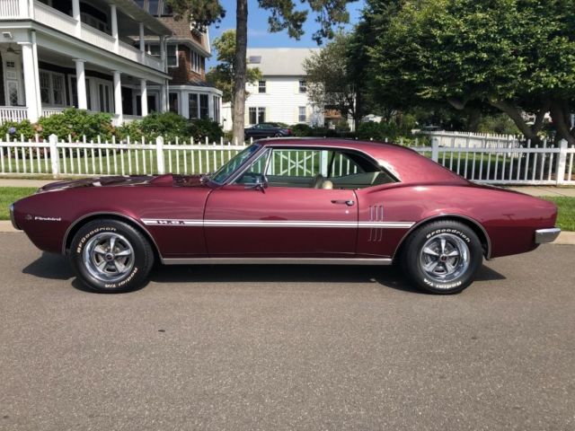 1967 Burgundy Pontiac Firebird Coupe