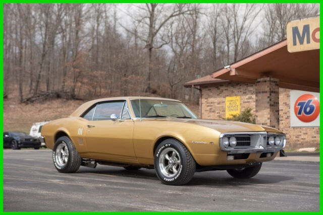 1967 Gold Pontiac Firebird Coupe