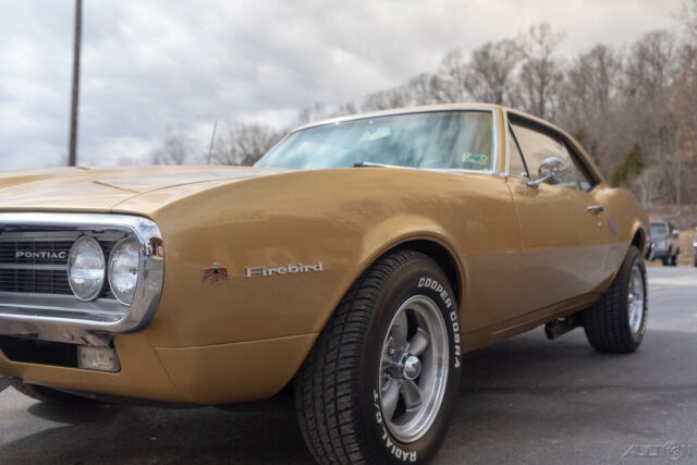 1967 Gold Pontiac Firebird Coupe