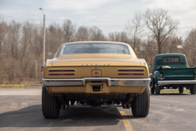 1967 Gold Pontiac Firebird Coupe