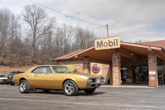 1967 Gold Pontiac Firebird Coupe